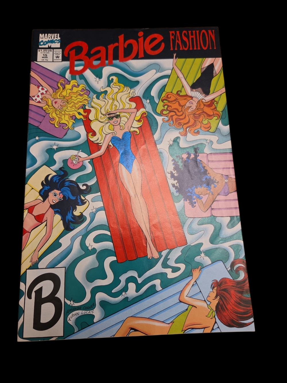 1992 Barbie Fashion Marvel Comics Volume #1 Issue #15 Comic Book